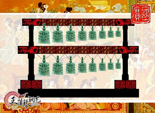 16件晉侯穌青銅編鐘，西周時期編鐘編磬