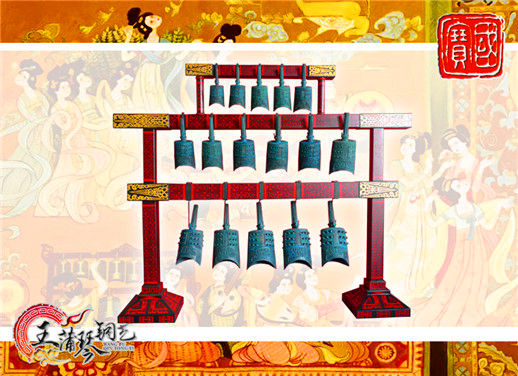 16件套系編鐘、編磬、特鐘、特磬，堂廟祭典用品