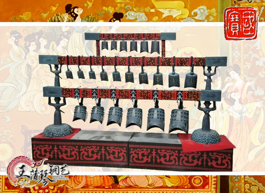 22件C型編鐘、小型演奏級、F調(diào)主旋律